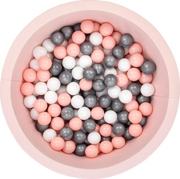 Wellgro Bubble Pops Pembe Top Havuzu -Pembe/Gri/Beyaz Top - Image 1