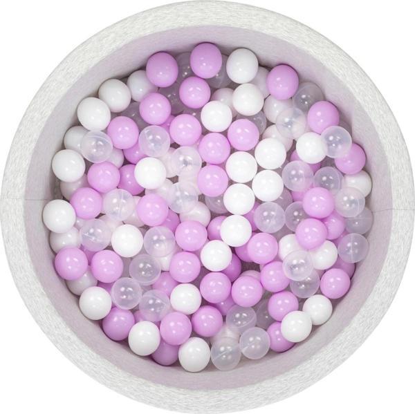 Wellgro Bubble Pops Sünger Top Havuzu / Lila, Şeffaf, Beyaz Toplu - Image 1