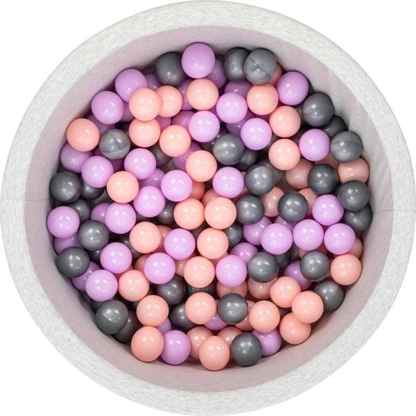 Wellgro Bubble Pops Sünger Top Havuzu / Gri, Lila, Pembe Toplu - Image 1