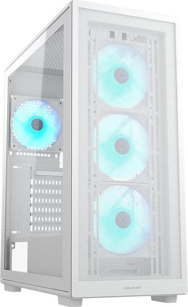 Cougar Mx220 Psu Yok 4xargb Fan Mıdı Tower Gamıng Kasa Beyaz - Image 1