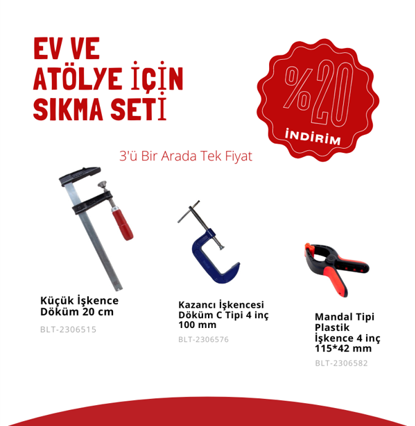 Ev ve Atölye İçin Sıkma Seti 1 - Image 1