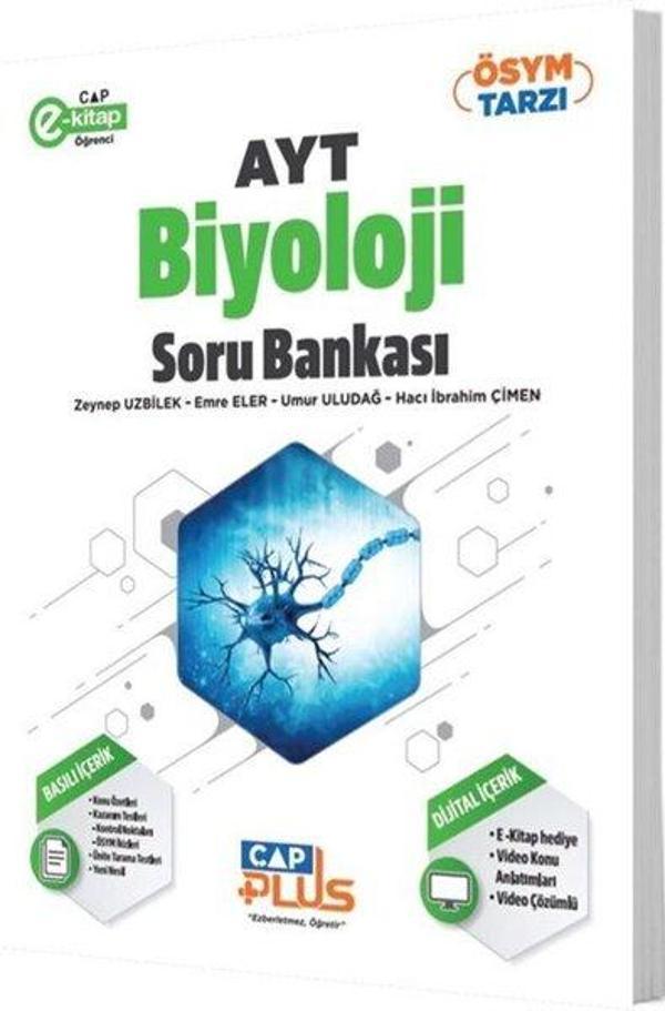 AYT Biyoloji Plus Serisi Soru Bankası - Çap Yayınları - Image 1