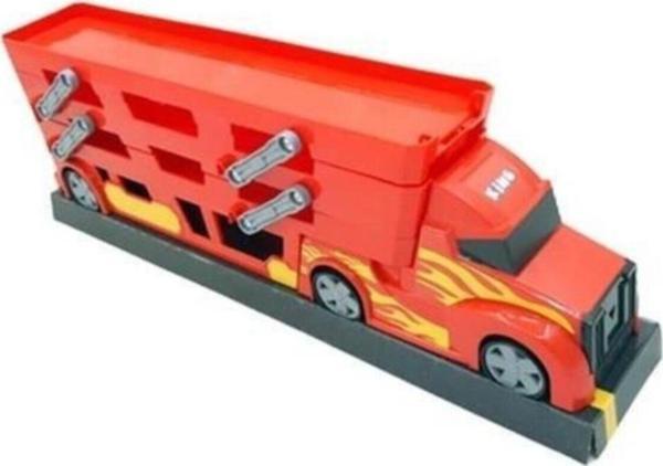 King Toys 3 Katlı Sürat Pistli Tır 3 Arabalı Tkm-1032 - Image 1
