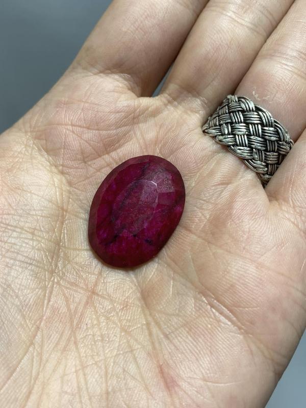 Faset Kesim Doğal Yakut Taşı 41,8 Karat ( Ruby , Rubin Stone) - Image 1