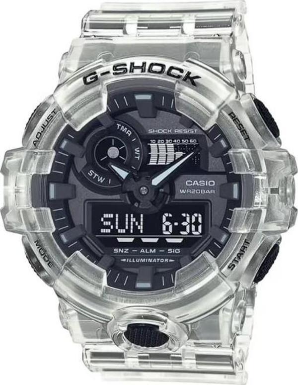 Casio G-Shock 53mm Silikon Kordon Erkek Kol Saati GA700SKE-7A - Image 1
