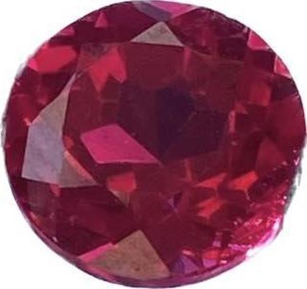 Faset Kesim Kırmızı Safir Taşı 3,2 Karat - Image 1