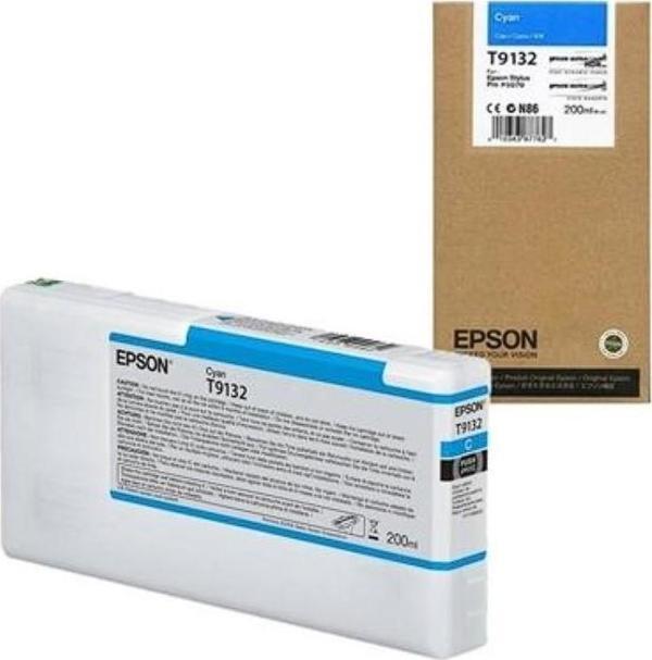 Epson T9132 Ultrachrome Cyan Mavi Kartuş (2025) - SC-P5000/5070 Uyumlu Kartuş - Image 1