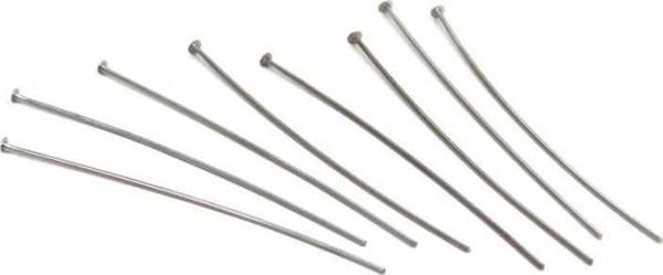 Nikel Kaplama Düz Takı Çivisi 1Kg 40mm - Image 1