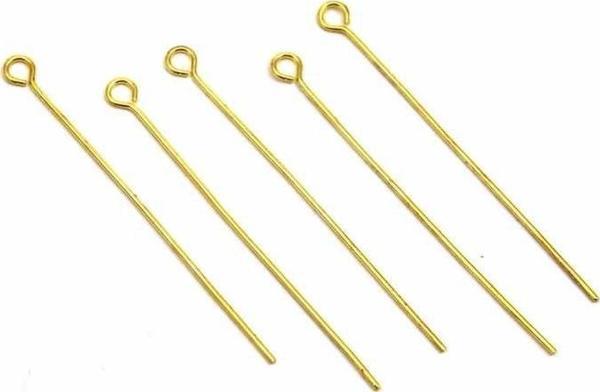 Nikel Kaplama Halkalı Takı Çivisi Sarı 1 Kg 18mm - Image 1