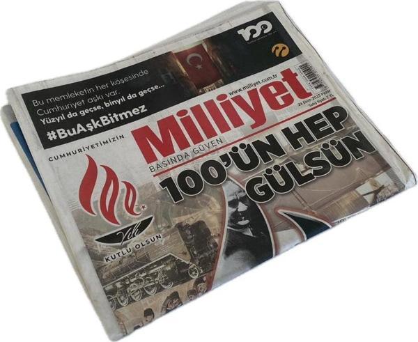 29 Ekim 2023 Milliyet Gazetesi - Cumhuriyetin İlanı 100. Yıl Gazetesi - Image 1