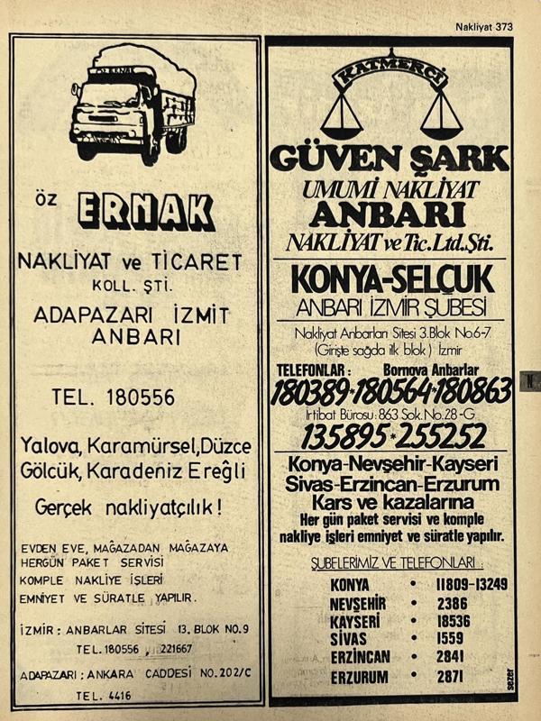 İzmir 1982-1983 Meslek Reklam İlanı Efemera S373 - Image 1