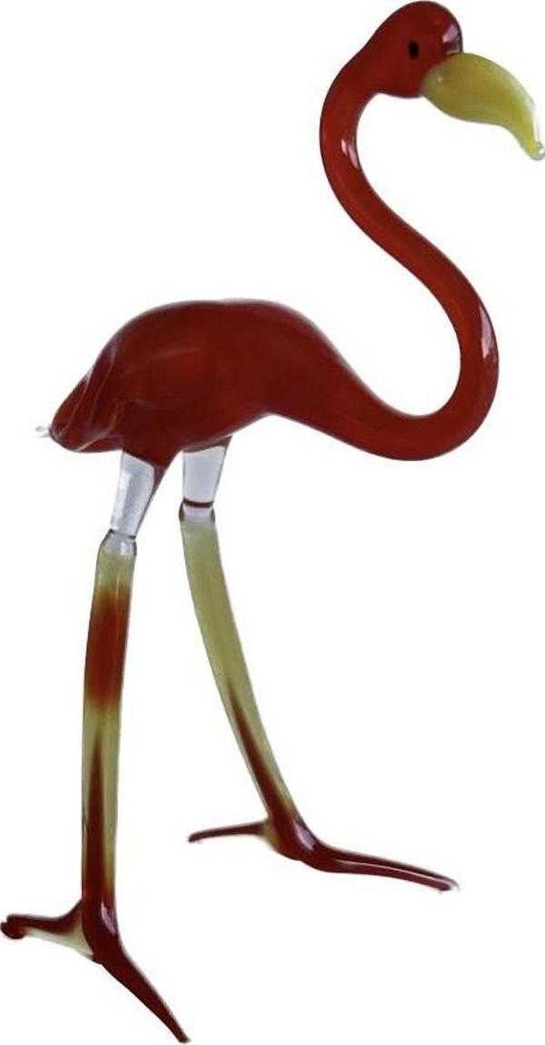 El Yapımı Murano Cam Flamingo Biblo A35 - Image 1
