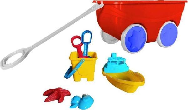 Erdem Oyuncak Kovalı Vagon Turuncu - Image 1