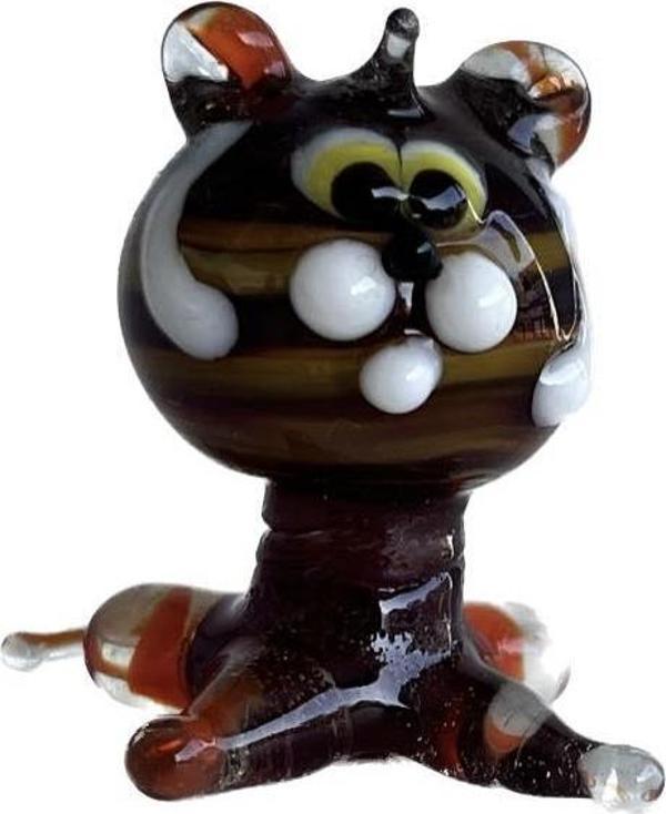 El Yapımı Murano Cam Kedi Biblo A55-03 - Image 1