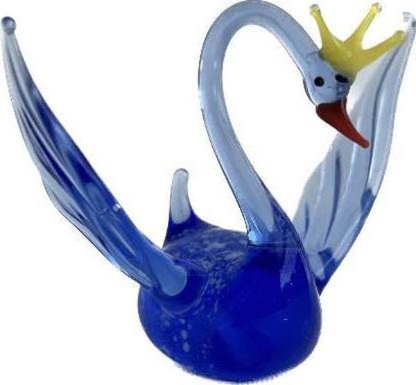 El Yapımı Murano Cam Kuğu Biblo A56 - Image 1