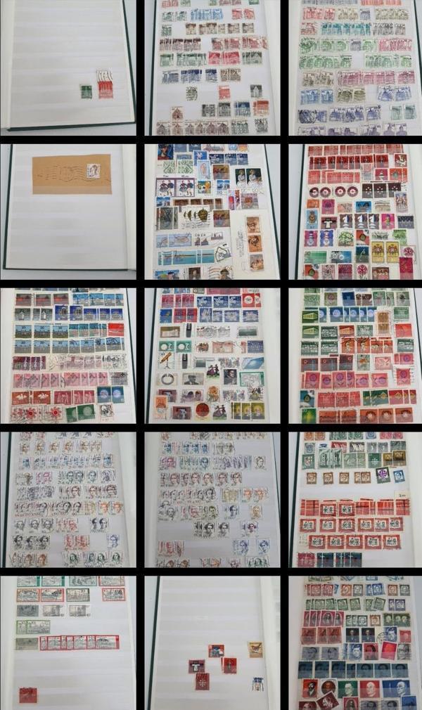 Almanya Pul Koleksiyonu Albümü 990 Adet - Yabancı Pul 007 - Image 1