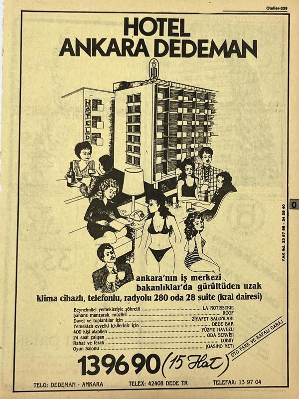 Ankara 1986 Meslek Reklam İlanı Efemera S339 - Image 1