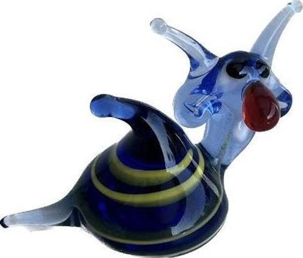 El Yapımı Murano Cam Salyangoz Biblo A71-02 - Image 1