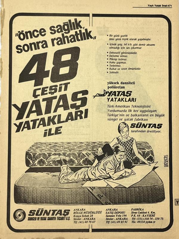 Ankara 1986 Meslek Reklam İlanı Efemera S471 - Image 1