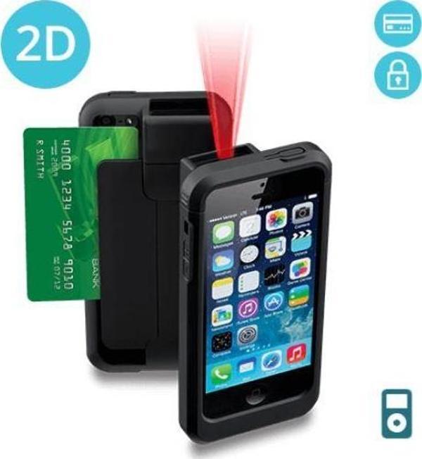 Linea Pro 5 2D Barkod Tarayıcı - Kart Okuyuculu Iphone Ipod Touch IPC Kılıf - Image 1
