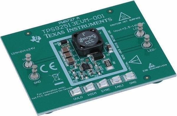 Texas Instruments TPS92513EVM-001 Yüksek Akım Led Evaluation Modül  - Image 1