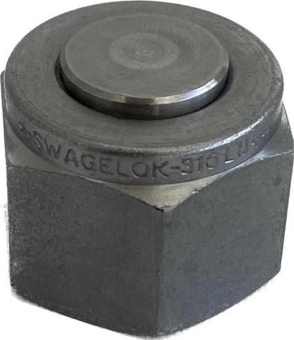 Swagelok Paslanmaz Çelik Boru Bağlantı Tapası 1/2 SS-810-P - Image 1