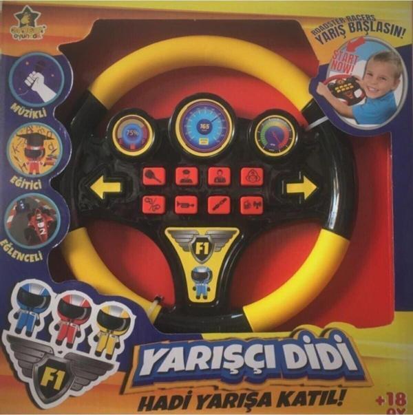 Öfa Toys Direksiyon Türkçe Sesli Müzikli Eğitici Yarışçı Didi Direksiyon - Image 1
