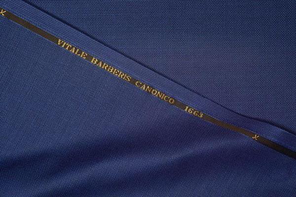 Vitale Barberis Canonico Super 110's Lacivert Takım Elbise Kumaşı 1,50x3,40 Metre  - Image 1