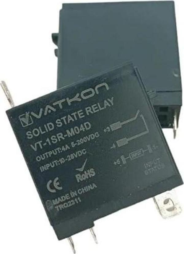 Vatkon VT-1SR-M04D / 5-200 Vdc 4A Solid State Röle - Image 1