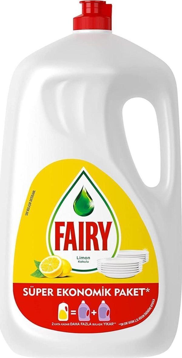 CALRADİA Fairy Süper Ekonomik Paket Sıvı Bulaşık Deterjanı, 2600 Ml - Image 1