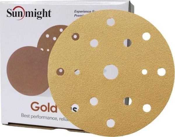 Sunmight Gold 44808 Delikli Su Zımpara 120 Kum 15cm (100 Adet) - Image 1
