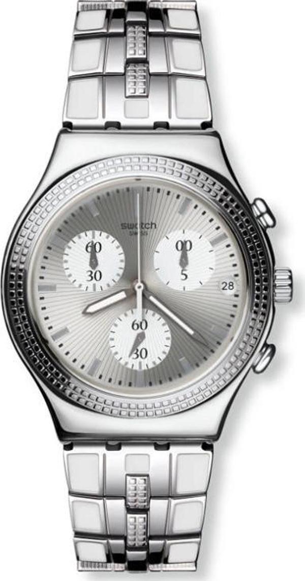 Swatch Crystal Cascade 40mm Çelik Kordon Erkek Kol Saati YCS580G - Image 1