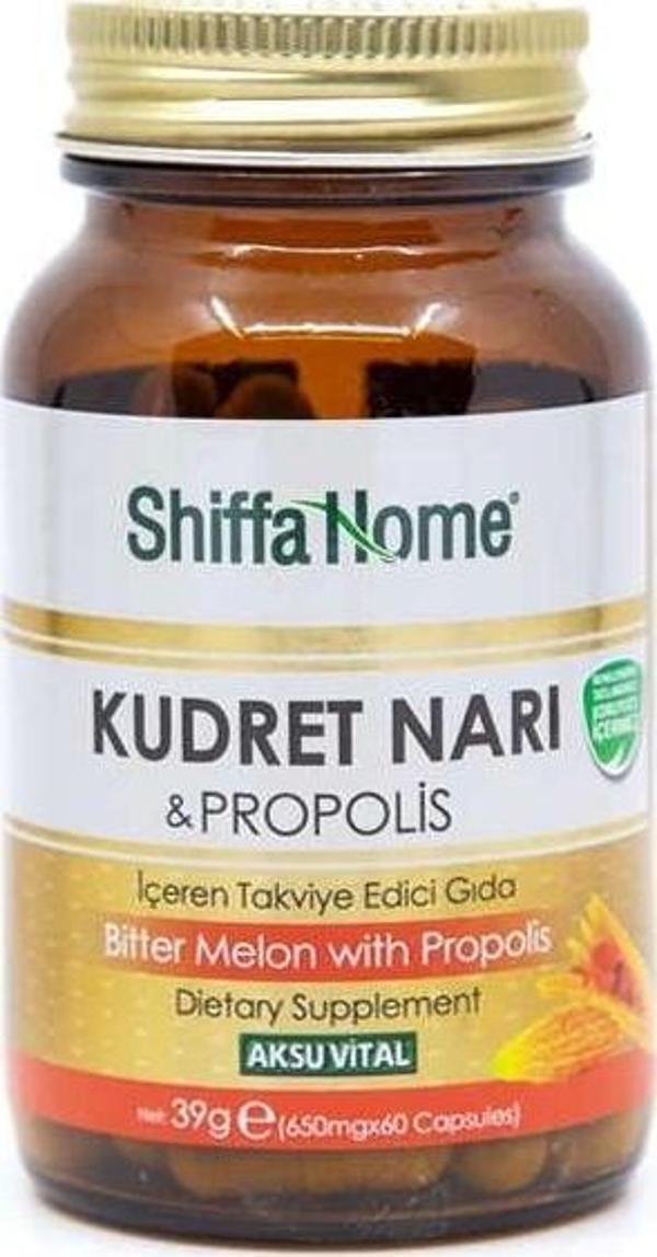 Shiffa Home Kudretnarı & Propolis  - 60 Kapsül - Image 1