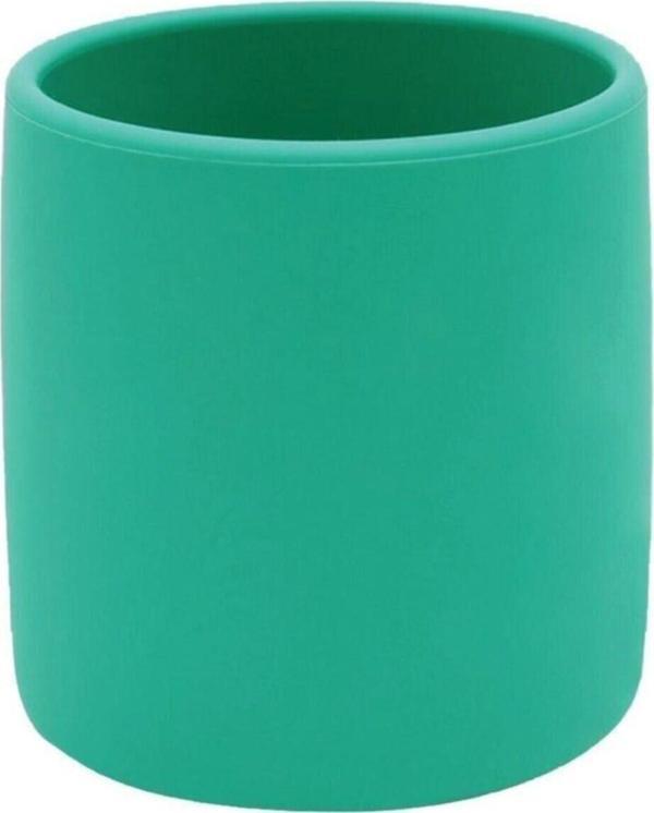 OiOi Silikon Mini Bardak Aqua Green - Image 1