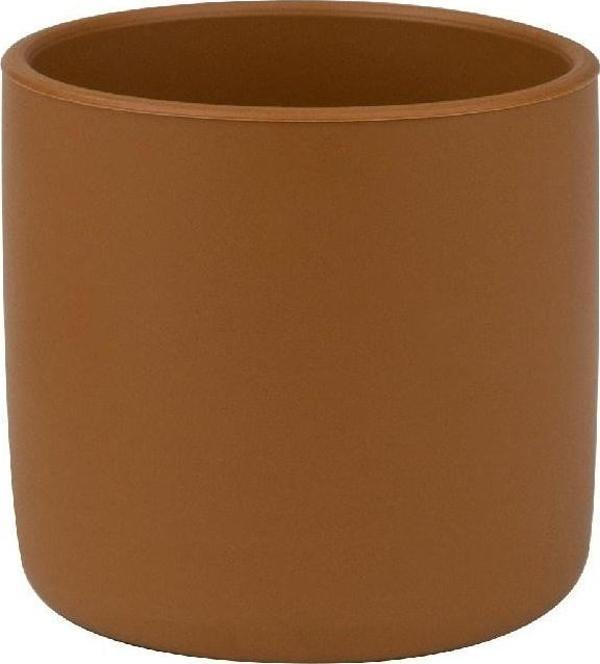 OiOi Silikon Mini Bardak - Woody Brown - Image 1