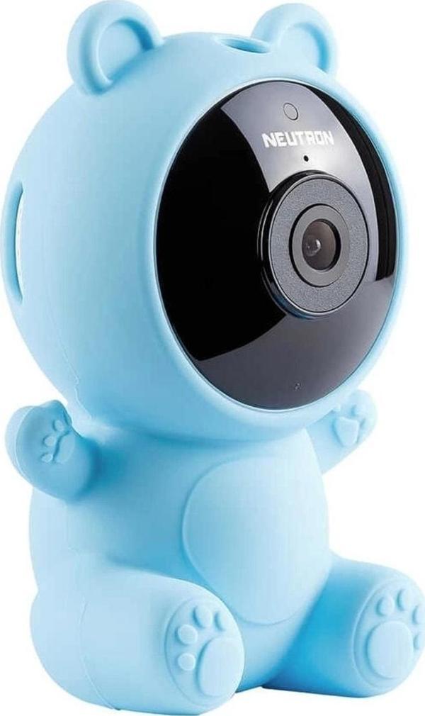 Neutron Ninni Söyleyen Gece Görüşlü Ip Bebek İzleme Kamerası Mavi - App İle Kontrol - Image 1