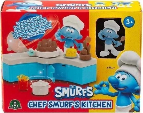 Şirinler Figür oyun seti PUF18000 - Aşçı Şirin Figürlü Set - Image 1