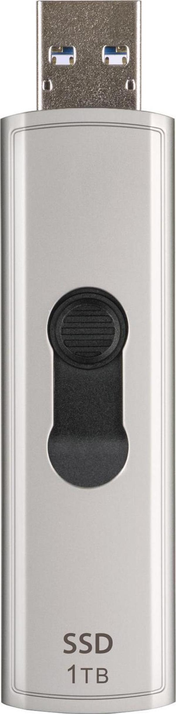 Transcend TS1TESD320A 1TB USB 10Gbps 1050/950MB/s Gizlenebilir Başlıklı Taşınabilir Metal Kasa SSD - Image 1