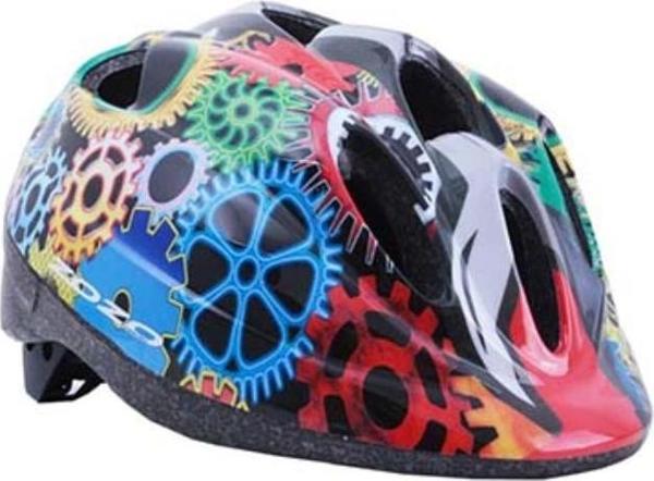 Zozo HB63 M Beden 6-10 Yaş Dişli Desenli Çocuk Bisiklet Kaskı - Image 1