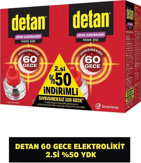 Detan 120 Gece Elektrolikit 2.Si  %50 Yedek - Image 1