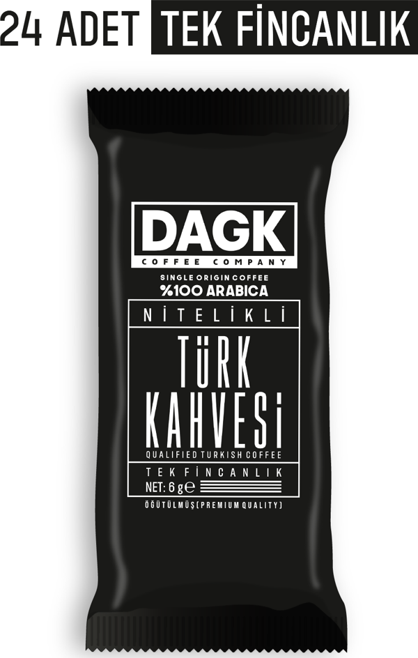 Türk Kahvesi Nitelikli Tek Fincanlık 6 g x 24 Adet - Image 1