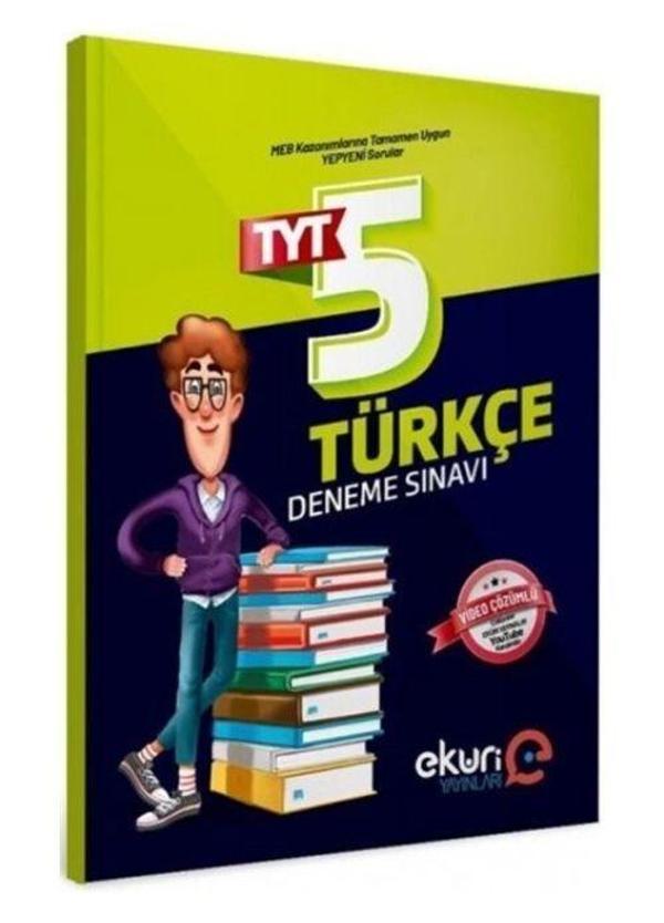 Eküri Yayınları TYT Türkçe 5 Deneme Sınavı - 2021 - Sınav Yayınları - Image 1