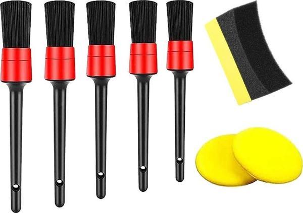 Araç Oto Detaylı Temizlik Fırçası Parlatma Süngeri Seti 8 parça - Image 1