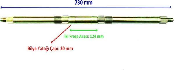Asya Atv 110 Ibx Arka Aks 730Xbilya Yatağı 30 Mm - Image 1