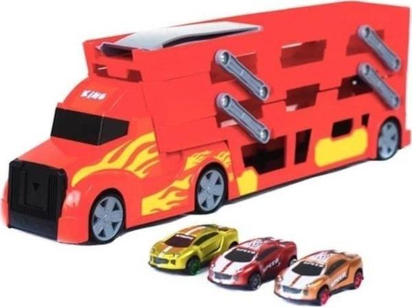 Limon Oyuncak 3 Katlı Arabalı Tır Transporter Taşıyıcı Tır Araçlar - Image 1