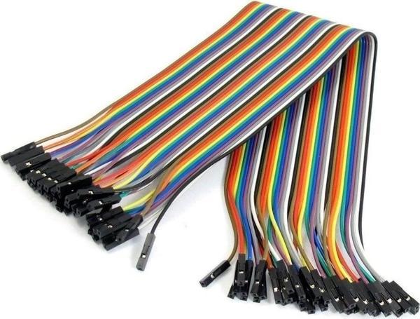 20cm 40 Pin Dişi Dişi Dupont Kablo Breadboard Atlama Kablosu Jumper Kablo - Image 1