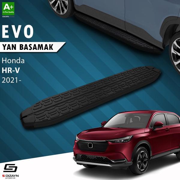S-Dizayn Honda HR-V 3 Evo Siyah Yan Basamak 173 Cm 2021 Üzeri A+ Kalite - Image 1