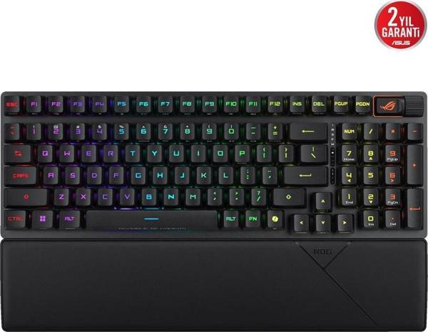 ASUS ROG STRIX SCOPE II RX KABLOSUZ AURA SYNC RGB MEKANİK TÜRKÇE TUŞ DİZİLİMİ ROG RX RED SWITCH IP57 MULTI WI-FI - Image 1