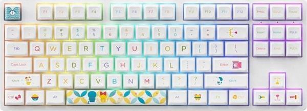 Akko Doraemon Rainbow 5087S Tkl Rgb Mekanik Gaming Klavye - Image 1