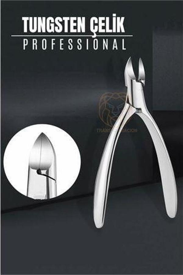 TransForMacion Pedikür Makası Tırnak Batık Makası Tungsten Çelik Profesyonel 721101 - Image 1